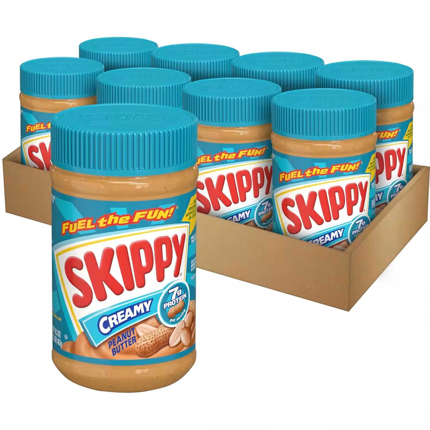 SKIPPY Creamy Peanut Butter 8-Pack 16.3 oz Jars - Review