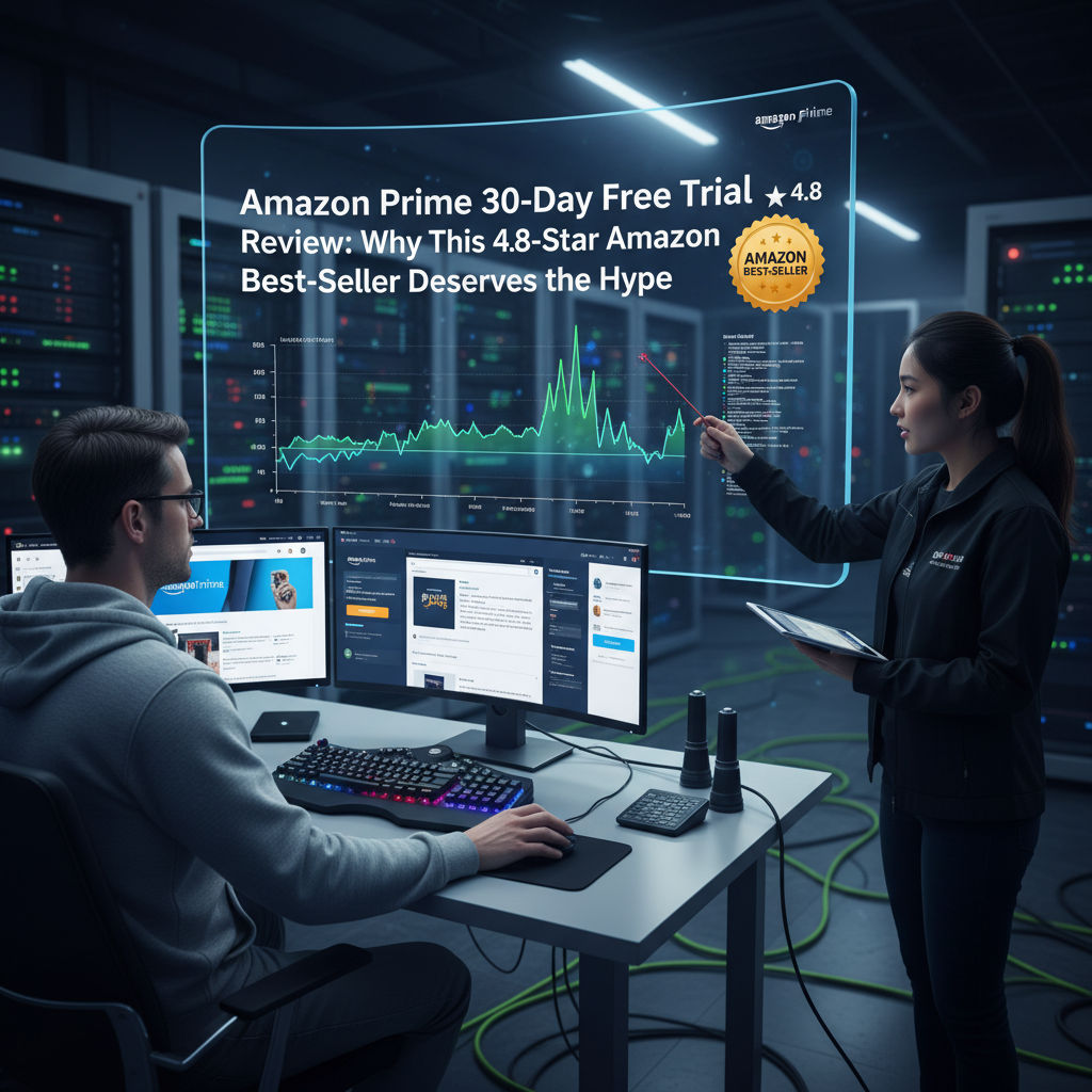 AI Generated Image for Performance testing scenario showing Amazon Prime 30-Day Free Trial Review: Why This 4.8-Star Amazon Best-Seller Deserves the Hype in use, professional photography, action shot