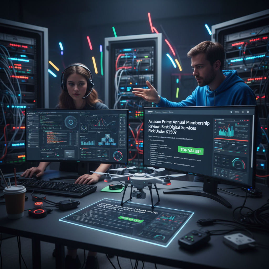 AI Generated Image for Performance testing scenario showing Amazon Prime Annual Membership Review: Best Digital Services Pick Under 0? in use, professional photography, action shot