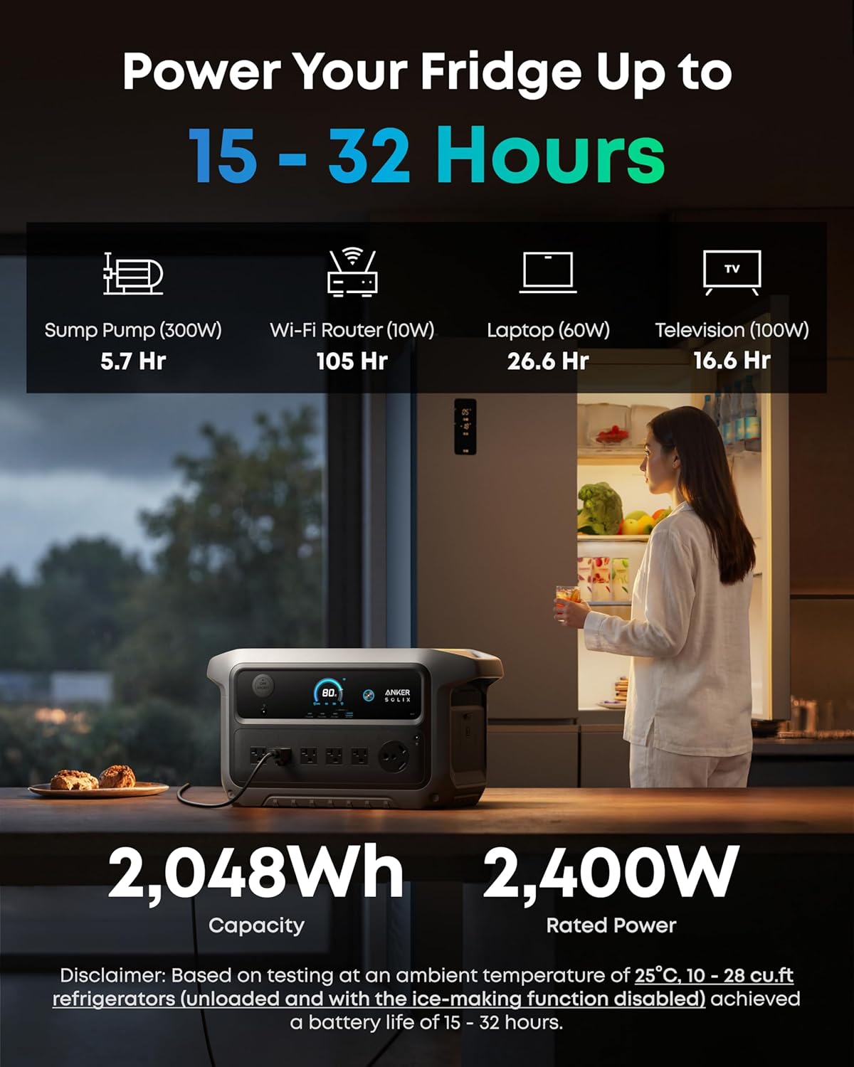 Anker SOLIX C2000 Gen 2 Portable Power Station - Key Specifications