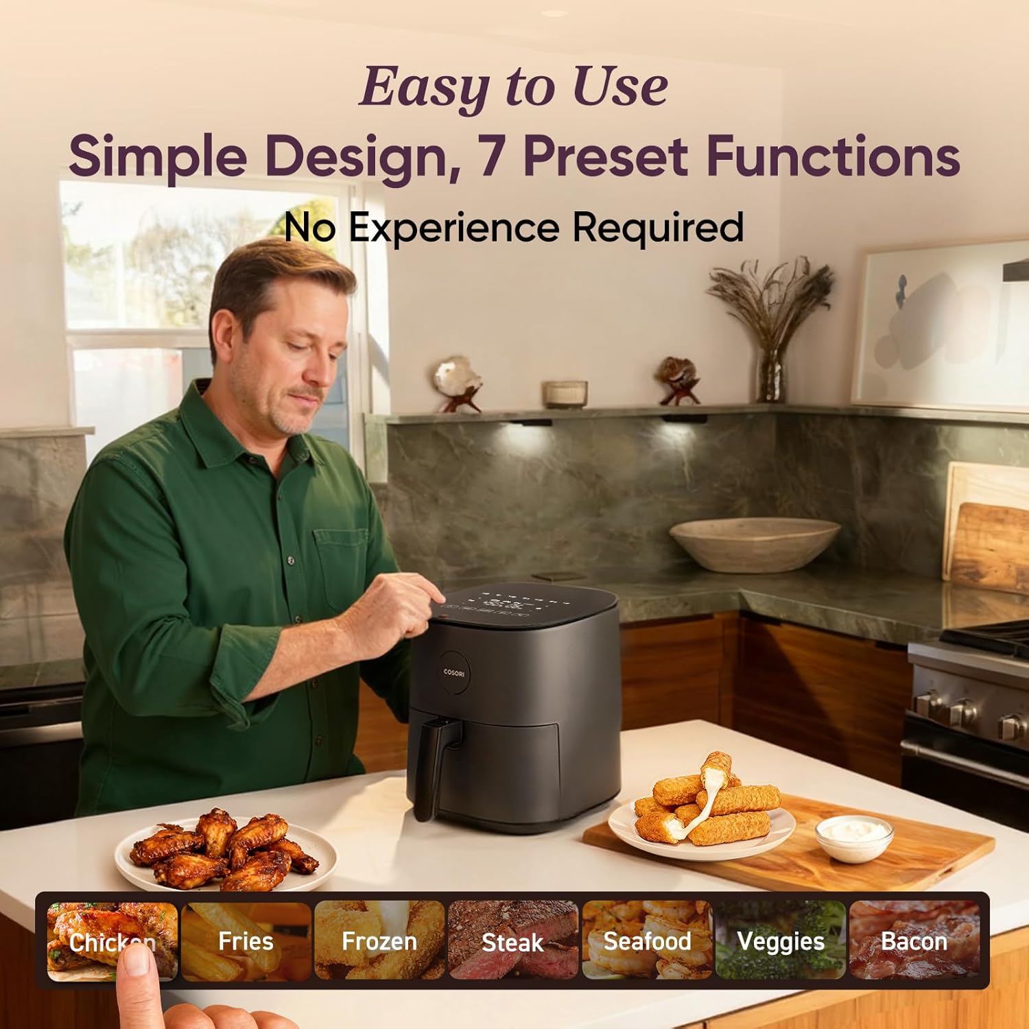 COSORI Air Fryer Pro LE 5-Quart - Key Specifications