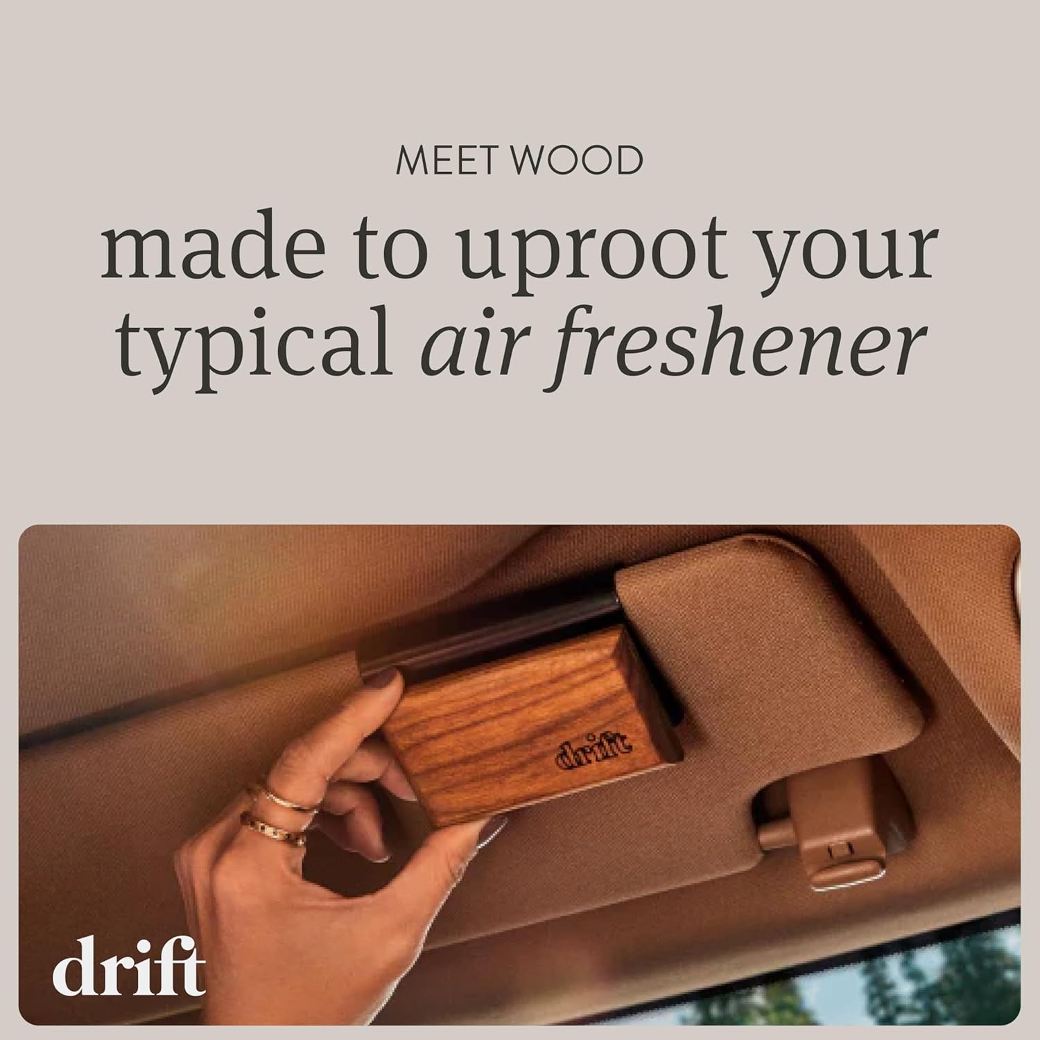 Drift Car Air Freshener Wood Air Freshener Teak Scent Starter Kit - Key Specifications