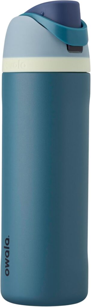 Owala FreeSip Insulated Stainless Steel Water Bottle with Straw 24 Oz Denim - Product Image