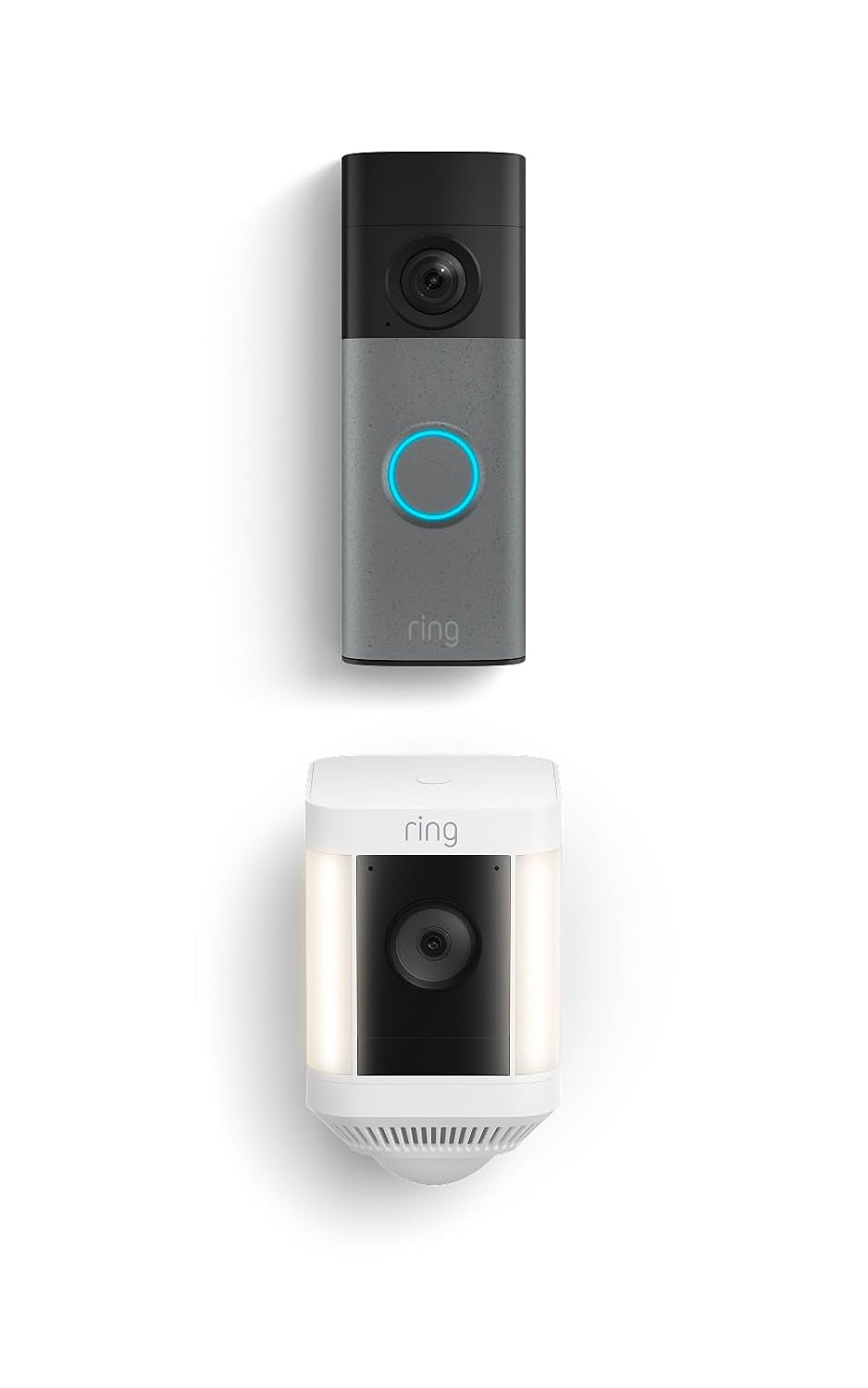 Ring Battery Doorbell 2nd Gen Speckled Gray with Spotlight Cam Plus Battery White Bundle - Key Specifications