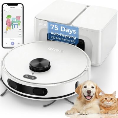 Robot Vacuum and Mop Combo D60S MAX with 75 Days Self-Emptying LiDAR Navigation - Product Image