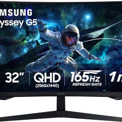 SAMSUNG 32 inch Odyssey G55C QHD 1000R Curved Gaming Monitor LS32CG550ENXZA - Product Image