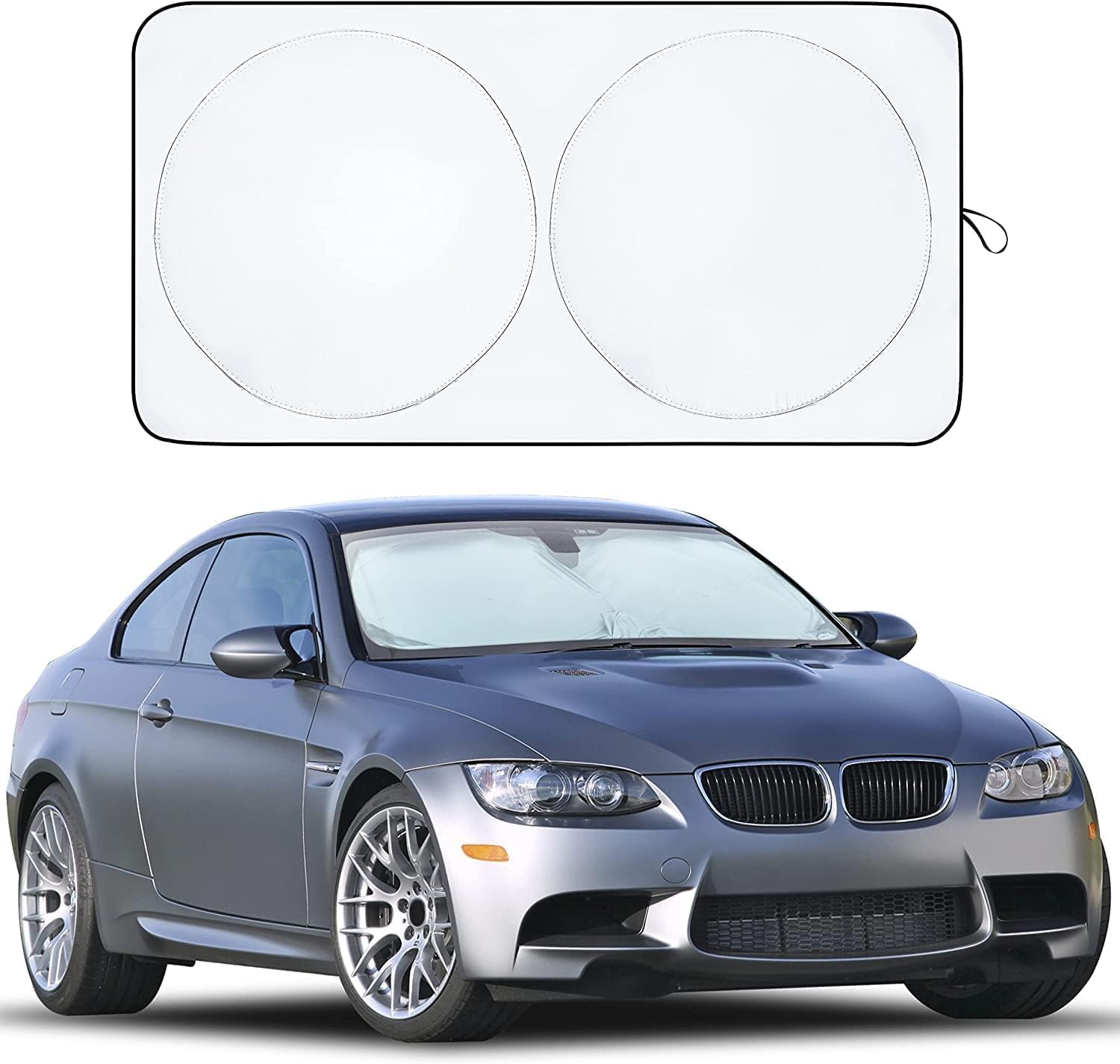 EcoNour Car Windshield Sunshade Medium 64x32 Inches - Review