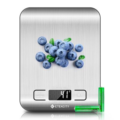 Etekcity Food Kitchen Scale Digital Grams and Ounces LCD Display 304 Stainless Steel - Product Image