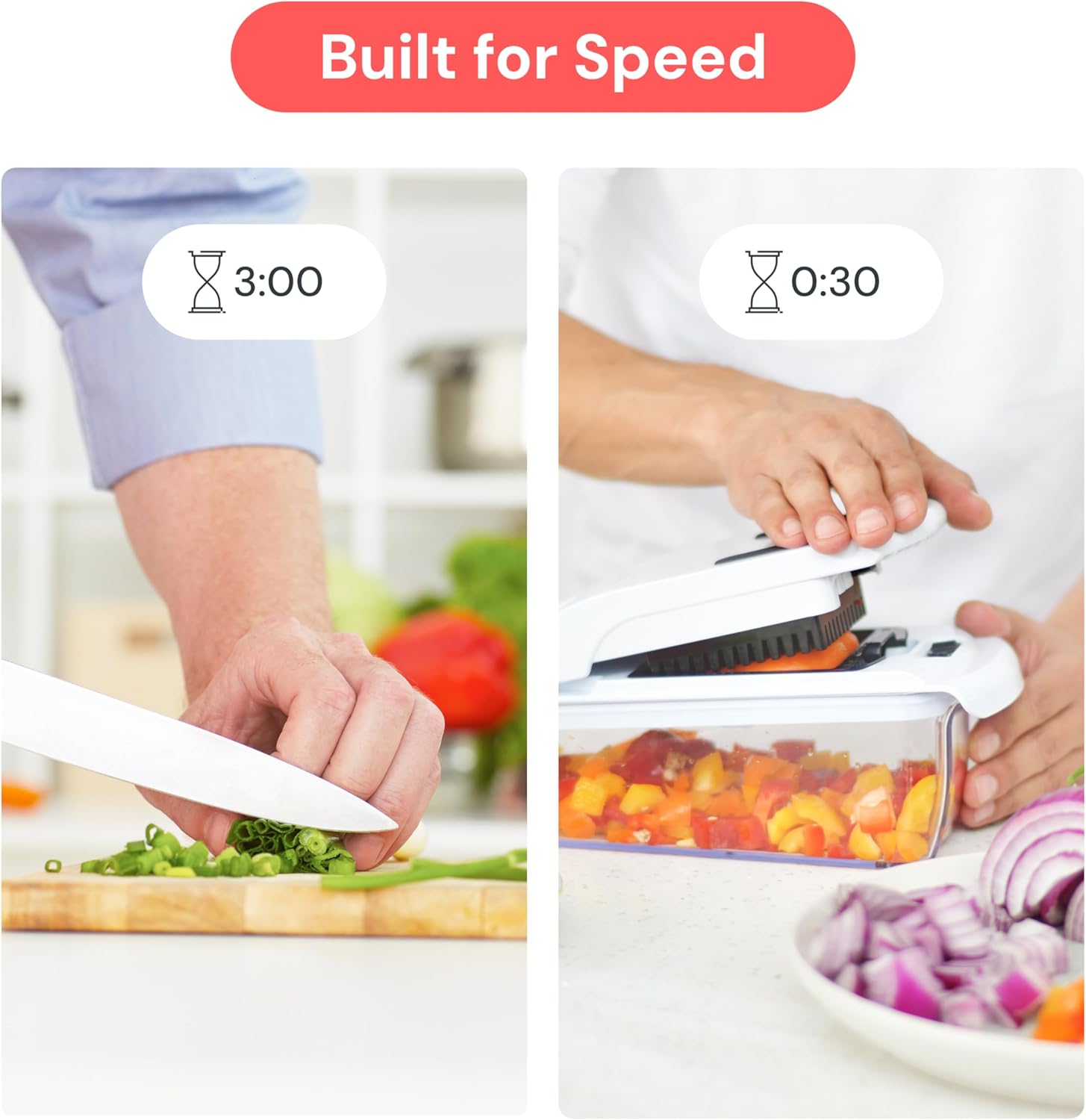 Fullstar Pro Original Vegetable Chopper 4-in-1 with Container - Design and Build