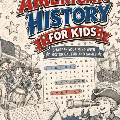 American History for Kids: Sharpen Your Mind with Historical Fun and Games (Train Your Brain Kids Edition) - Product Image