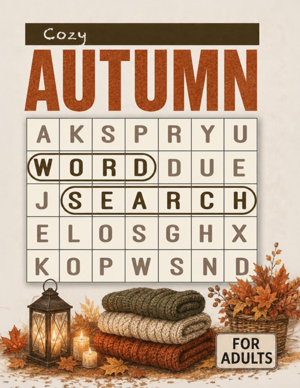 Cozy Autumn Word Search for Adults: Large Print Word Puzzles for Crisp Breezes, Colorful Leaves, and Peaceful Relaxation - Comparison