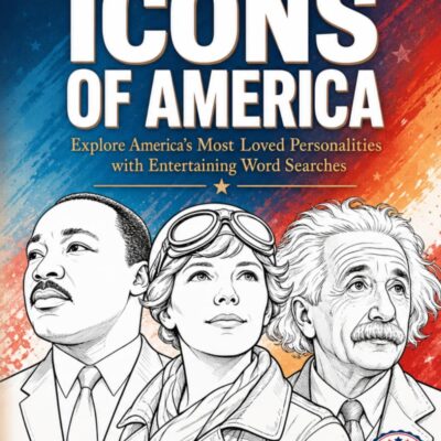Icons of America: Word Search Puzzles – Explore America's Most Beloved Personalities (4th of July Collection) - Product Image