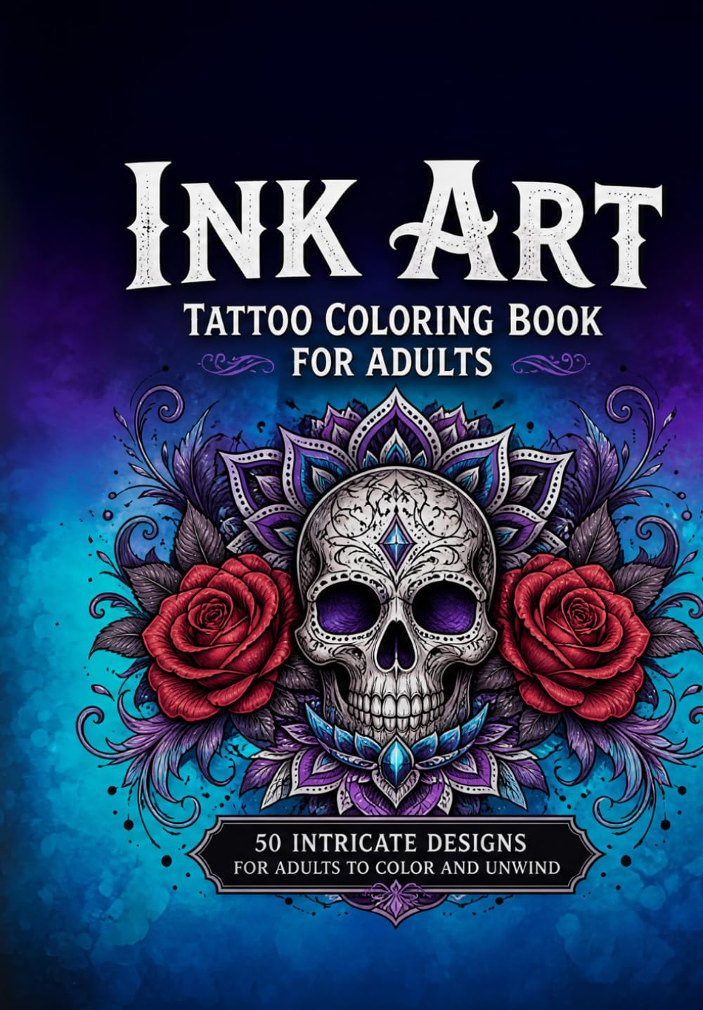 Ink Art: Tattoo Coloring Book for Adults: 50 Intricate Designs for Adults to Color and Unwind - Review