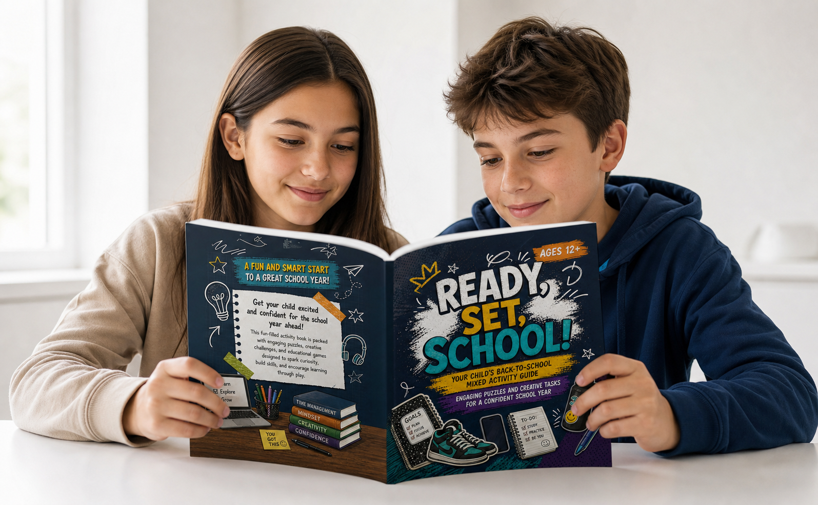 Ready Set School Ages 12 Plus Mixed Activity Book for Kids Starting School - Review