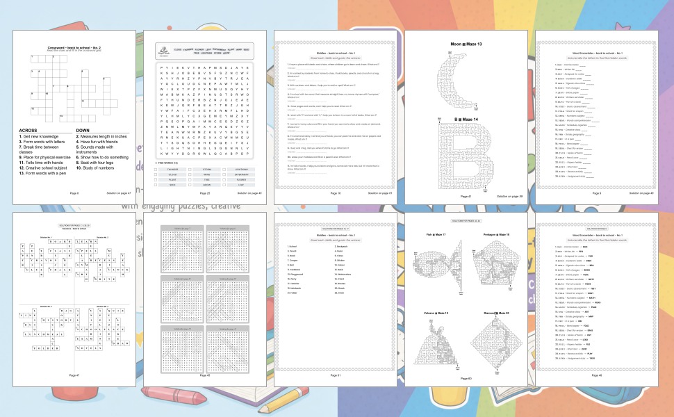 Ready, Set, School! Ages 4-8: Your Child's Back-to-School Mixed Activity Guide - Design and Build