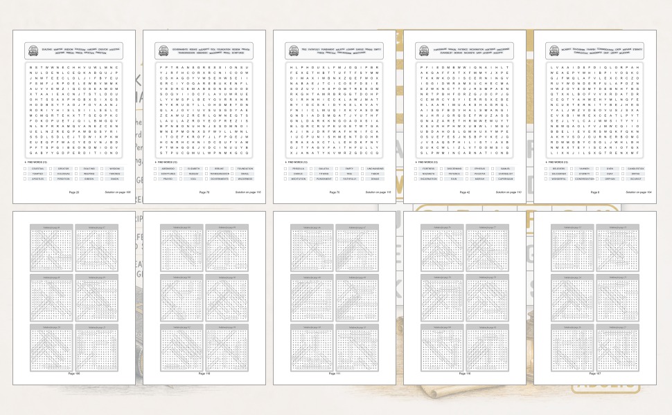 Inspiring Bible Word Search for Adults: Large Print Word Puzzles for Christian Faith, Scripture, Hope, and Peaceful Reflection - Design and Build