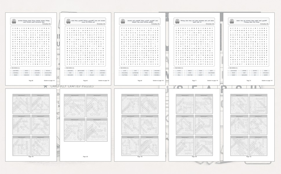 Challenging Jumbo Word Search for Adults: Extra Large Print Word Puzzles for Relaxation, Mental Stimulation, and Hours of Fun - Design and Build