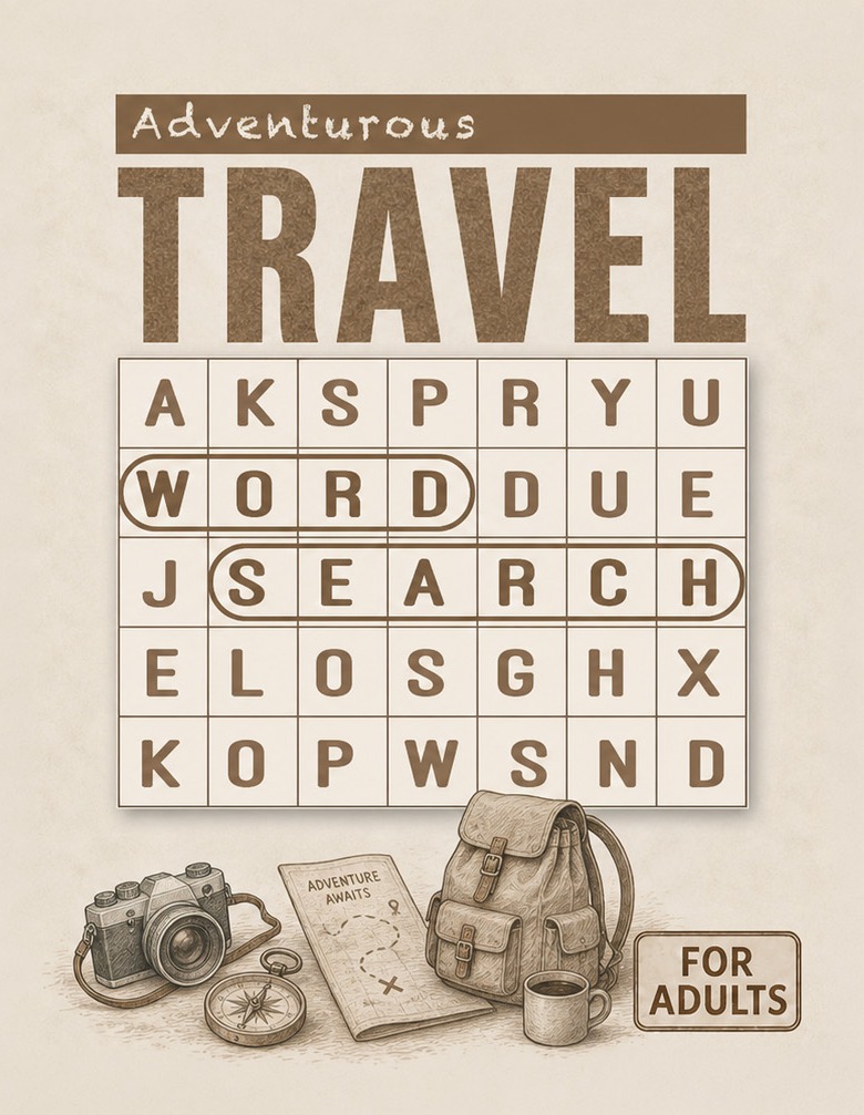 Adventurous Travel Word Search for Adults: Large Print Word Puzzles for Exploring New Places, Holiday Getaways, and Screen-Free Fun - Performance
