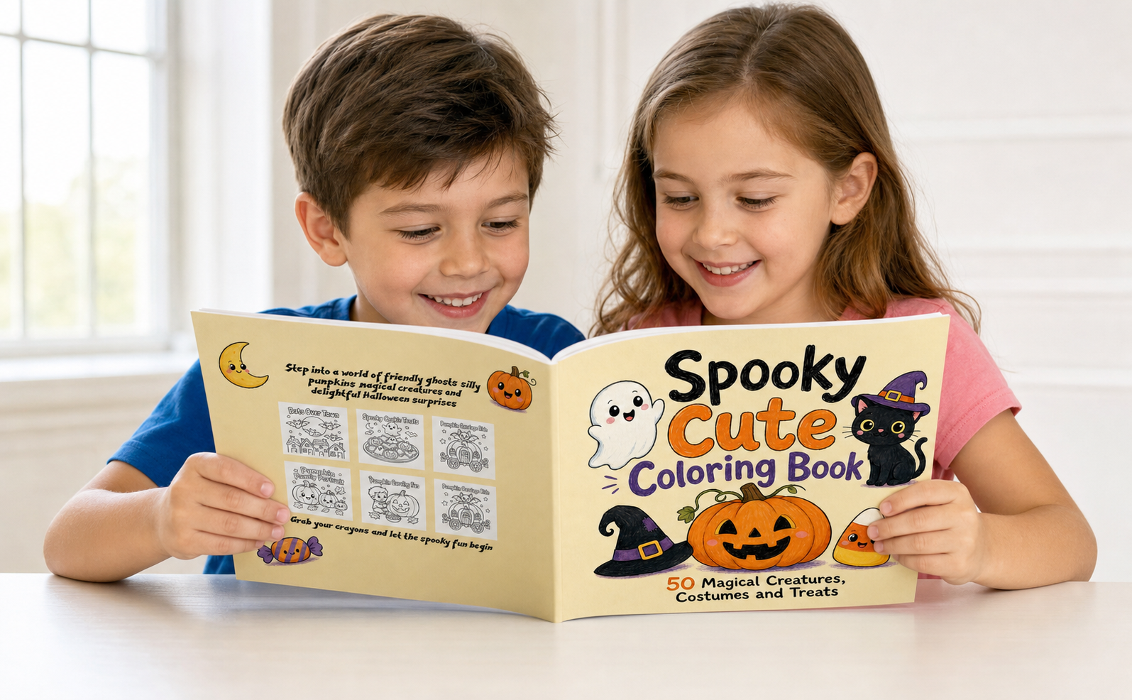 Spooky Cute Coloring Book: 50 Magical Creatures, Costumes and Treats - Review