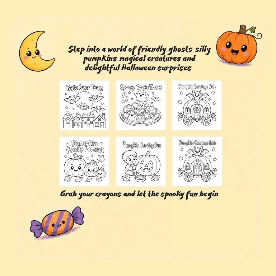 Spooky Cute Coloring Book: 50 Magical Creatures, Costumes and Treats - Performance Testing