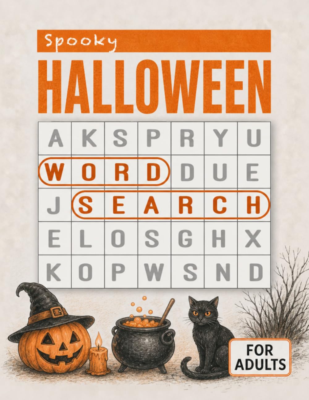 Spooky Halloween Word Search for Adults: Large Print Word Puzzles for Chilly Nights, Halloween Fun, and Relaxation - Comparison