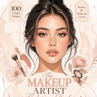 The Makeup Artist Coloring Book: Perfect Gift for Makeup Lovers - Product Image