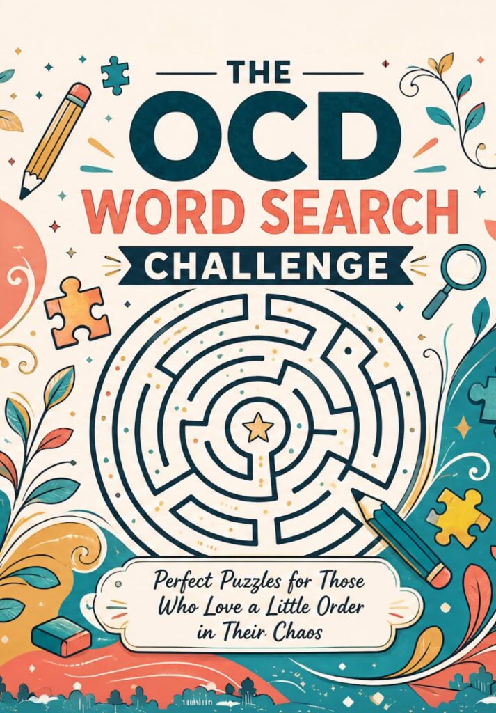 The OCD Word Search Challenge: Perfect Puzzles for Those Who Love a Little Order in Their Chaos - Product Image