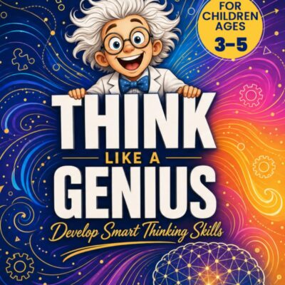 Think Like a Genius: Brain Games, Logic Puzzles, IQ Challenges, Word Searches, Sudoku, Riddles, and Creative Thinking Activities for Gifted Kids Ages 3-5 (Bright Minds - Kids Edition) - Product Image