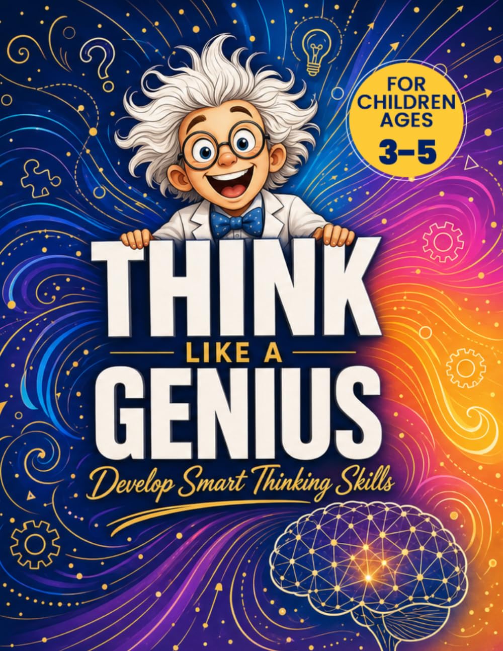 Think Like a Genius: Brain Games, Logic Puzzles, IQ Challenges, Word Searches, Sudoku, Riddles, and Creative Thinking Activities for Gifted Kids Ages 3-5 (Bright Minds - Kids Edition) - Review