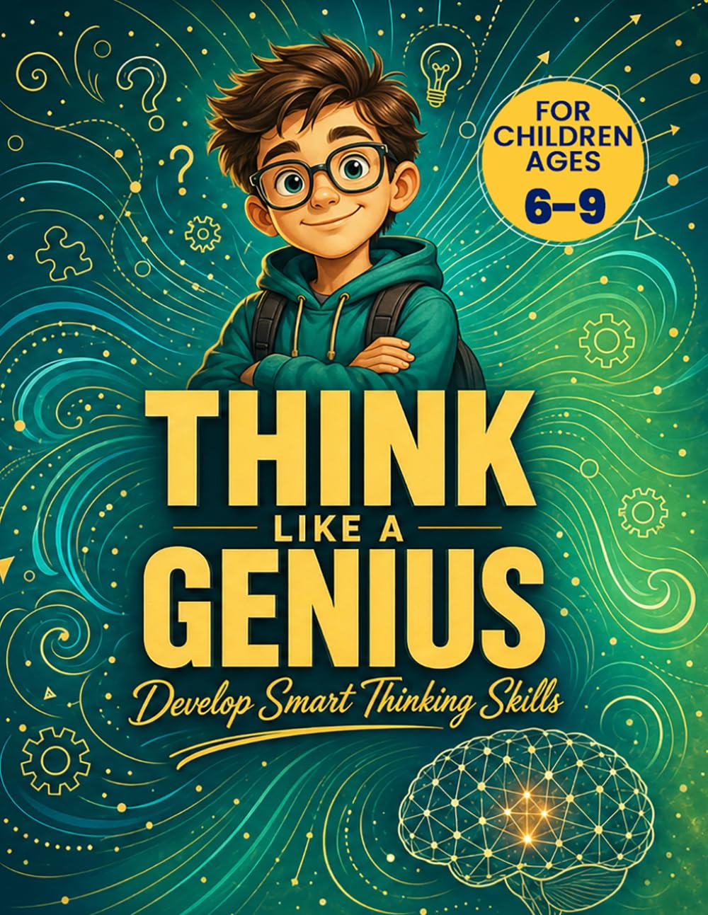 Think Like a Genius Kids Edition: Brain Games, Logic Puzzles, IQ Challenges, Word Searches, Sudoku, Riddles, and Creative Thinking Activities for Gifted Kids Ages 6-9 - Review